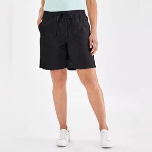 Style & Co. Women's Black Drawstring Shorts